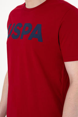 Erkek Regular Fit Bisiklet Yaka Bordo Basic Ti__rt Sepette S_rpriz _ndirim - U.s. polo assn фото 7