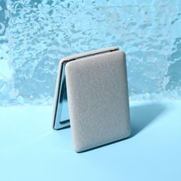 Зеркало складное «Блеск», 6.3×8.7×1.8 см, цвет серебристый