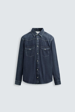 WESTERN DENIM SHIRT WITH POCKETS - Zara фото 45