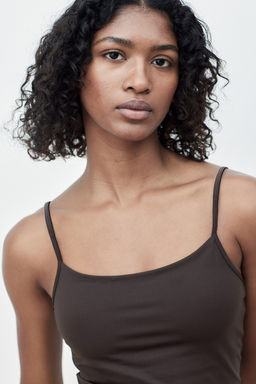 Top de deporte en DryMove con tirantes finos - H&m фото 3