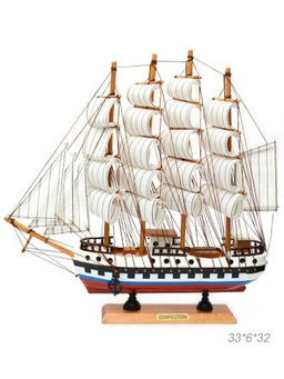Макет парусного корабля 33х6х32 см / 8575G /уп 18/ - Галеонтрейд фото 4