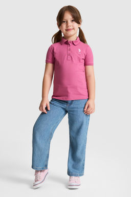 K_z _ocuk Fu_ya Polo Yaka Basic Ti__rt