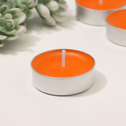 Цена за 2 шт. Набор свечей ароматических чайных «Сочное манго», в подарочной коробке, 6 шт.