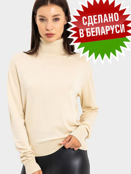 Свитер женский молочный из вискозы молочный 122817 - Mark formelle фото 2