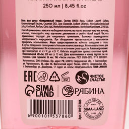 Гель для душа Чарующий аромат, 250 мл, аромат клубничной карамели, Чистое счастье фото 2