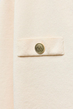 KNIT CARDIGAN WITH GOLDEN BUTTONS - Zara фото 13