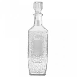 Графин-штоф стеклянный Барский 0,5л, 7,3х6х26,5см (Россия) - Домашняя мода фото 3