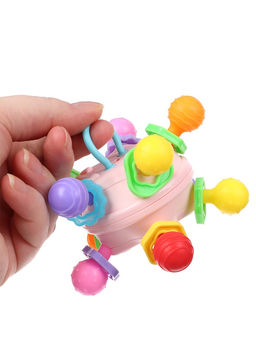 Развивающая сенсорная игрушка «Тянучка», с погремушкой