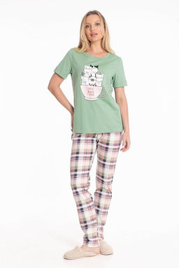 Пижама М32276Ппп полынь/пудра