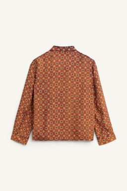 100% SILK PRINTED SHIRT LIMITED EDITION - Zara фото 7