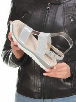 08-PED93-5 SILVER Босоножки (натуральная кожа) - Фабричный китай фото 2