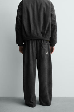 STRIPED BAGGY FIT TROUSERS - Zara фото 3