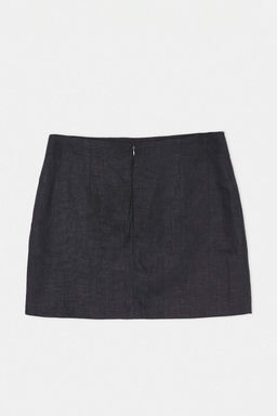 Lacivert %100 Keten Etek TWOSS26ET00168 - Trendyolmilla фото 2