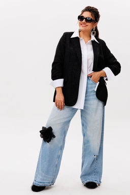 Жакет ANELLI 1471.1 черный жемчуг  фото 4