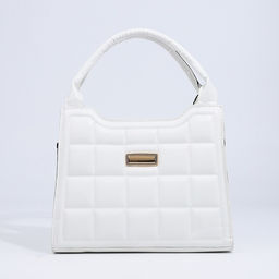 Сумка женская тоут на молнии, 25×10.5×19.5 см, белый