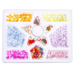 Украшения для девочек своими руками Модная девчонка, набор бусин для творчества, 6+