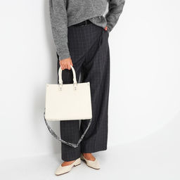 Сумка-тоут на молнии, цвет белый - Simaland фото 3