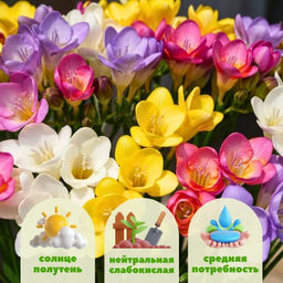 Фрезия "Волшебная смесь" (10шт)