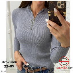 Водолазка женская однотонная