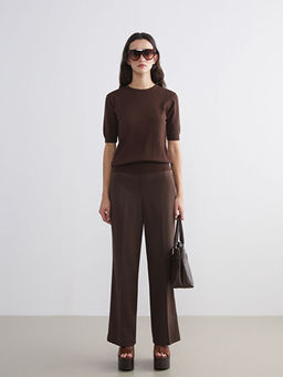 Bisiklet Yaka Kad?n Triko Kazak