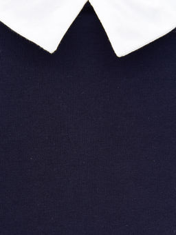 Платье из футера UD 6818 синий - Mini maxi фото 7