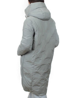 302 GRAY/LT. BLUE Пальто зимнее стеганое женское (200 гр. холлофайбер) - Fashion фото 8