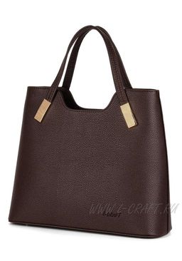 Сумка Модель №1452 | кожзам | гладкий | коричневый | Р908-2 | 29980 - L-craft фото 2