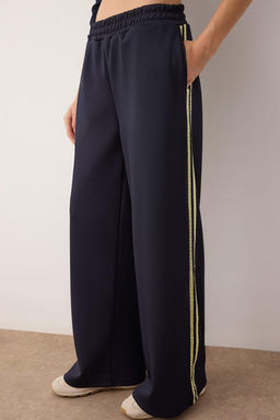 Lacivert Biyeli Wideleg/ Genis Paca Orme Esofman Alt? TWOAW26EA00017 - Trendyolmilla фото 3