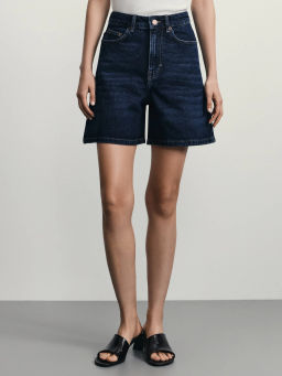 Джинсовые шорты А-силуэта / Zarina  фото 3