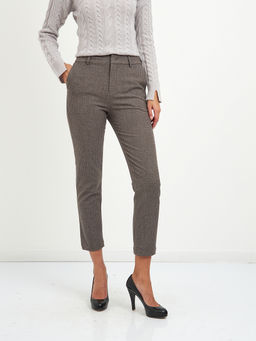 брюки женские бежевые укороченные - Glenfield фото 4