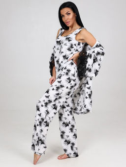 600-ХП ЖЕНСКИЙ КОМПЛЕКТ ТРОЙКА (Бабочки на белом) - А-дина фото 5