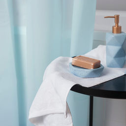 Штора д/ванной 180*180см однотонная, арт. 74580, 74581, 74582, 74583,75019,75028 - Полимербыт фото 4