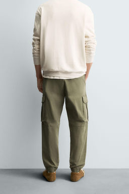 SLIM FIT CARGO TROUSERS - Zara фото 3