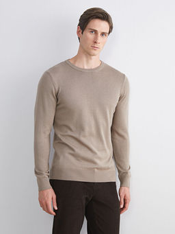 Bisiklet Yaka Erkek Triko Kazak