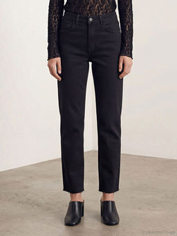 Straight Fit Kad?n Jean Pantolon