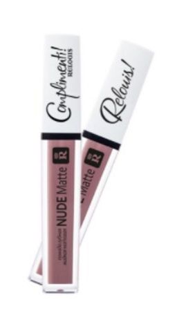 Relouis Bel Помада губная жидкая матовая "Nude Matte Complimenti! Relouis" №10 холодный розовый нюд