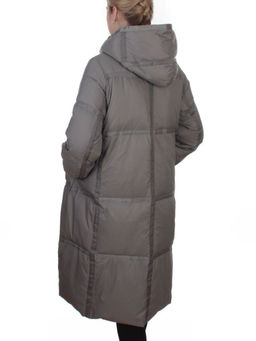 3065 GRAY Пальто пуховое зимнее женское (утиный пух) - Fashion фото 6