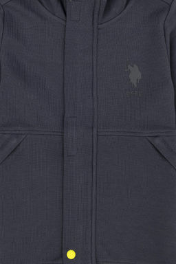 U. S. Polo Assn Толстовка с капюшоном антрацитового цвета для мальчика - U.s. polo assn фото 7