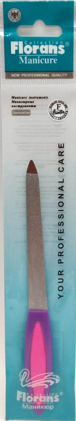 Florans Пилка металл. FK-5 с алмазным напылением (15см) цветная ручка, OPP