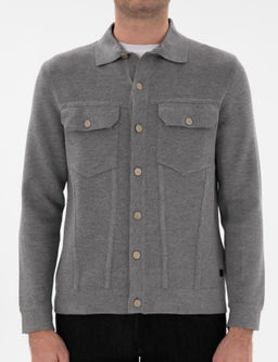 Gri Regular Fit Triko H_rka