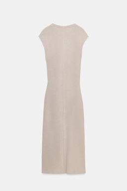 SOFT FABRIC DRESS WITH KNOT - Zara фото 8