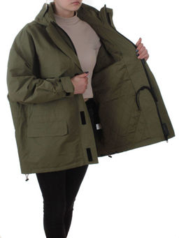 3094 GREEN Куртка демисезонная женская (100 гр. холлофайбер) - Fashion фото 7