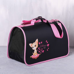 Сумка-переноска раскладная, каркасная Glamorous bag 45x27x20 см - Пушистое счастье фото 3