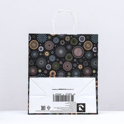 Цена за 25 шт. Пакет бумажный, крафт 100 г/м2 25 х 22 х 12 см Фейерверк - Simaland фото 2