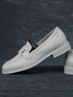 03-DJ32-1 BEIGE Лоферы женские (натуральная кожа)