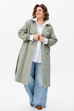 Плащ ANELLI 1419 зеленая дымка  фото 4