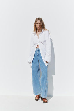 JEANS Z1975 STRAIGHT HIGH WAIST FRONT SEAM