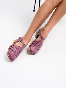 Босоножки 5035.23663bе.Вакса бордо+коричневый