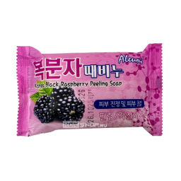 Пилинг-мыло туалетное Малина Raspberry Aleumi, Корея, 150 г