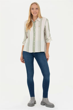 Женские темно-синие джинсовые брюки - U.s. polo assn фото 8